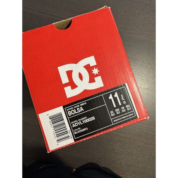 DC Shoes Bolsa Slides Size 11 Black NEW Mens Shoes Sandals Summer Beach - Picture 6 of 6